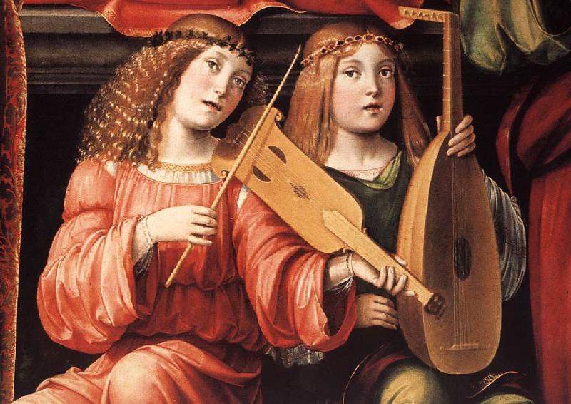 FRANCIA, Francesco Madonna and Saints (detail) gj Germany oil painting art